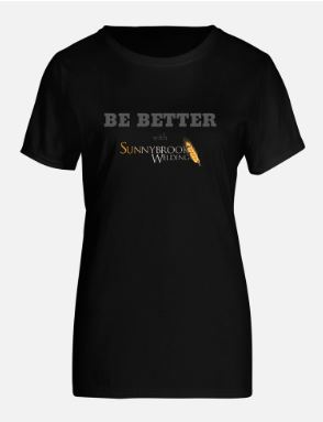 Be BETTER Women's Slim Fit T-Shirt, Black, Small