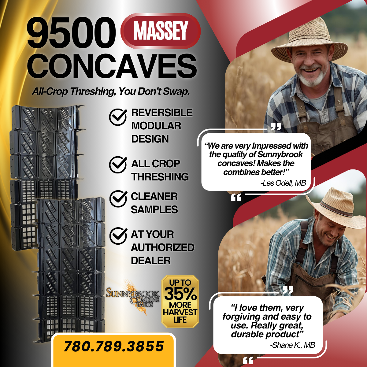 MF 9500 ALL CROP CONCAVE KIT - Image 6