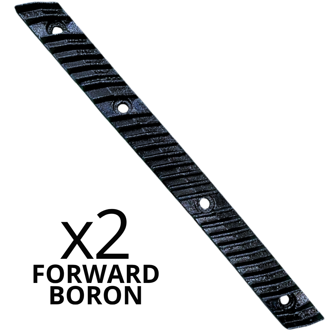 2 BARS SET, GEN 2, FORWARD STANDARD RIB BORON, 4 HOLES BAR, Ø 1/2" BOLT
